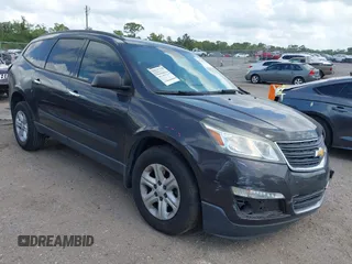 2017 Chevrolet Traverse LS with VIN 1GNKRFKD8HJ202180, listed as a IAAI auction lot 41961285 with 120,910 mi miles. Bid and sale history available at carsss.com. Image 1.