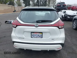 2023 Nissan Kicks SV with VIN 3N1CP5CV9PL483632, listed as a IAAI auction lot 42104642 with 9,964 mi miles. Bid and sale history available at carsss.com. Image 17.