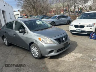 2012 Nissan Versa S with VIN 3N1CN7APXCL845483, listed as a Copart auction lot 47060185 with 66,879 mi miles and Clean Title. Bid and sale history available at carsss.com. Image 1.