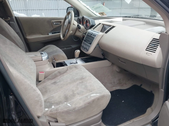 2007 Nissan Murano SL with VIN JN8AZ08T57W505424, listed as a IAAI auction lot 41560010 with 173,112 mi miles. Bid and sale history available at carsss.com. Image 5.