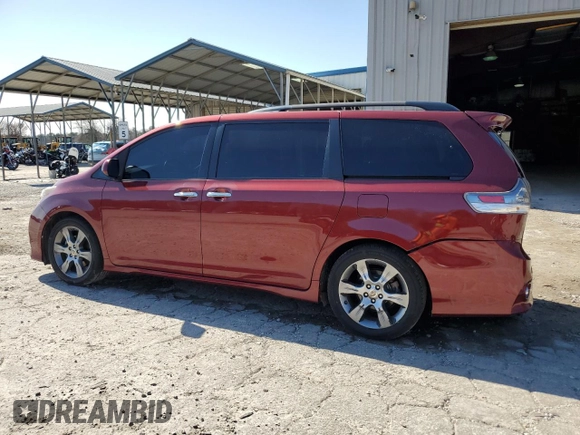 2014 Toyota Sienna SE with VIN 5TDXK3DC2ES518694, listed as a Copart auction lot 45270805 with 170,824 mi miles and Salvage Title. Bid and sale history available at DreamBid. Image 2.