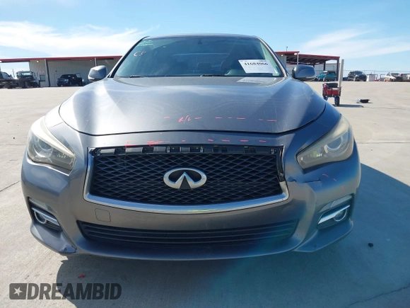 2015 Infiniti Q50 Premium with VIN JN1BV7AP0FM355933, listed as a IAAI auction lot 41684066 with 116,230 mi miles and . Bid and sale history available at DreamBid. Image 13.