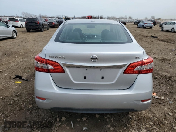 2015 Nissan Sentra SL with VIN 3N1AB7AP6FY220750, listed as a Copart auction lot 51371865 with 104,821 mi miles and Salvage Title. Bid and sale history available at DreamBid. Image 6.