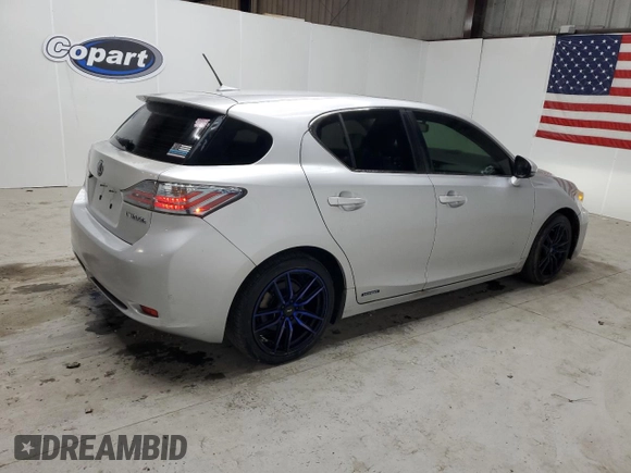 2011 Lexus CT 200h with VIN JTHKD5BH1B2046293, listed as a Copart auction lot 52329215 with 183,489 mi miles and Clean Title. Bid and sale history available at DreamBid. Image 3.