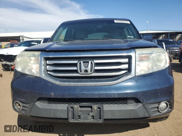 2012 Honda Pilot EX-L with VIN 5FNYF4H67CB018499, listed as a Copart auction lot 53395515 with 219,816 mi miles and Salvage Title. Bid and sale history available at carsss.com. Image 5.