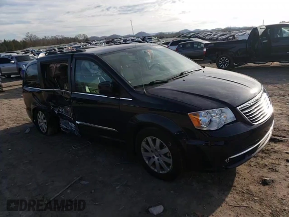 2016 Chrysler Town & Country Touring with VIN 2C4RC1BG7GR207032, listed as a Copart auction lot 45385345 with 92,189 mi miles and Salvage Title. Bid and sale history available at carsss.com. Image 11.