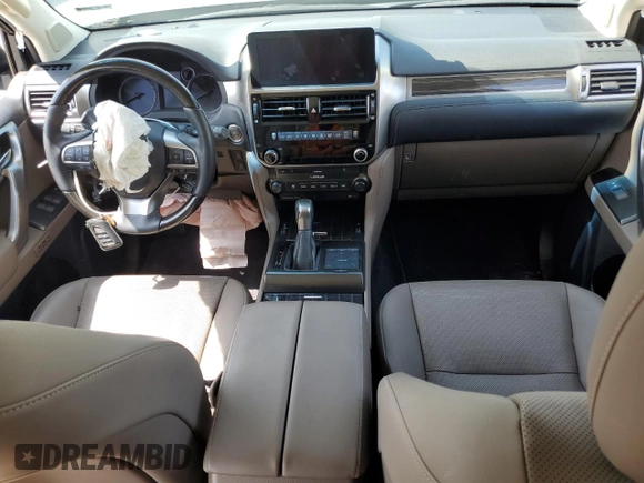 2023 Lexus GX with VIN JTJAM7BX1P5356785, listed as a Copart auction lot 53497765 with 0 mi miles and Salvage Title. Bid and sale history available at carsss.com. Image 8.