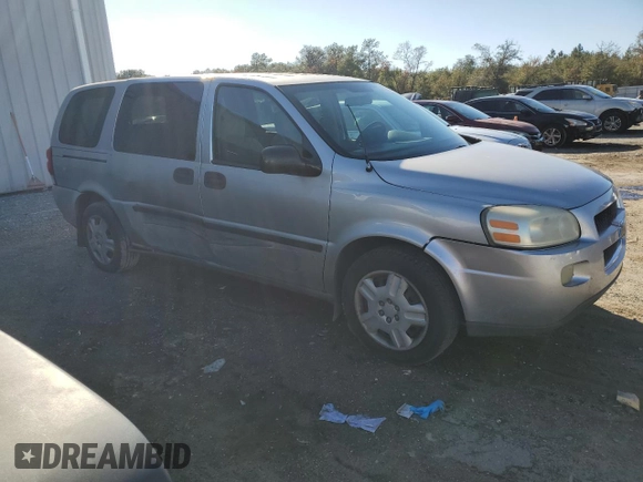 2008 Chevrolet Uplander LS with VIN 1GNDV23W68D172687, listed as a Copart auction lot 85792254 with 185,334 mi miles and Salvage Title. Bid and sale history available at carsss.com. Image 4.