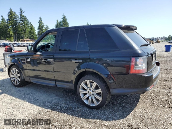 2010 Land Rover Range Rover Sport HSE Lux with VIN SALSK2D49AA219829, listed as a Copart auction lot 59229545 with 148,270 mi miles and Salvage title. Bid and sale history available at DreamBid. Image 2.
