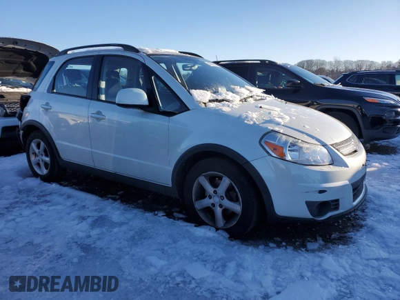 2009 Suzuki SX4 with VIN JS2YB413195102281, listed as a Copart auction lot 45189225 with 93,412 mi miles and Clean Title. Bid and sale history available at carsss.com. Image 4.