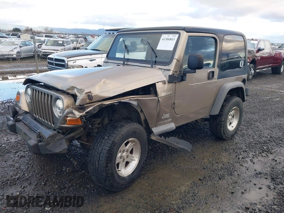 2004 Jeep Wrangler Sport with VIN 1J4FA49S94P711531, listed as a IAAI auction lot 41306863 with 143,720 mi miles and . Bid and sale history available at DreamBid. Image 2.