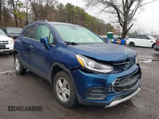 2019 Chevrolet Trax LT with VIN 3GNCJPSB6KL337318, listed as a IAAI auction lot 41783821 with 53,306 mi miles. Bid and sale history available at carsss.com. Image 1.
