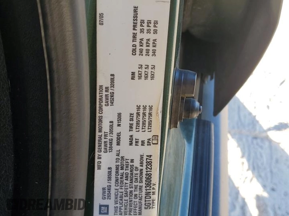 2006 Hummer H3 with VIN 5GTDN136068123874, listed as a Copart auction lot 81121104 with 214,735 mi miles and Clean Title. Bid and sale history available at carsss.com. Image 12.