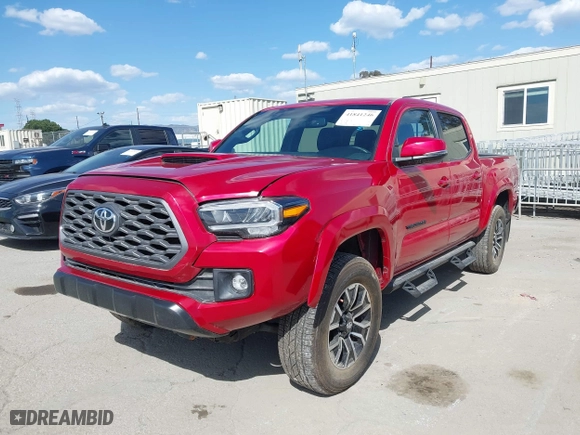 2022 Toyota Tacoma 4WD SR with VIN 3TMCZ5ANXNM514338, listed as a IAAI auction lot 41841246 with 21,604 mi miles. Bid and sale history available at carsss.com. Image 19.