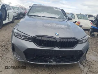 2024 BMW 3 Series 330i xDrive with VIN 3MW89FF01R8E14844, listed as a Copart auction lot 48992225 with 0 mi miles and Salvage Title. Bid and sale history available at carsss.com. Image 5.