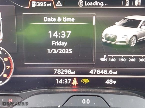 2018 Audi A3 Sedan Premium with VIN WAUAUGFF6J1092575, listed as a IAAI auction lot 41251926 with NaN miles. Bid and sale history available at carsss.com. Image 15.