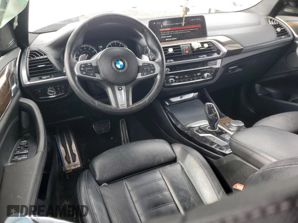 2019 BMW X3 M40i with VIN 5UXTS3C59K0Z03846, listed as a Copart auction lot 45012455 with 63,306 mi miles and Salvage Title. Bid and sale history available at DreamBid. Image 8.