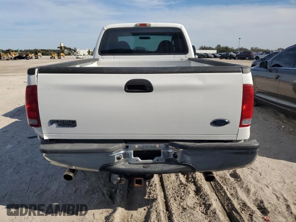 2004 Ford F-250 XL with VIN 1FTNX21L34ED23232, listed as a Copart auction lot 43246265 with 67,980 mi miles and Salvage title. Bid and sale history available at DreamBid. Image 6.