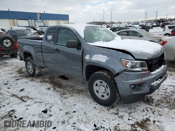 2018 Chevrolet Colorado 2WD Work Truck z VIN 1GCHSBEAXJ1103304, wystawiony jako Copart lot #42287815 z przebiegiem 40 616 mil mil oraz Czysty tytuł • Clean title. Historia ofert i sprzedaży dostępna na DreamBid. Obrazek 4.
