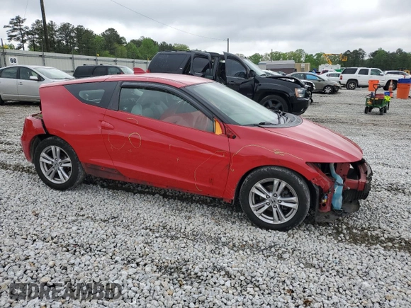 2011 Honda CR-Z with VIN JHMZF1C43BS010845, listed as a Copart auction lot 52178205 with 154,779 mi miles and Salvage Title. Bid and sale history available at carsss.com. Image 4.
