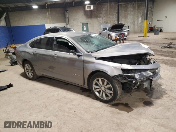 2018 Chevrolet Impala LT with VIN 1G1105S39JU110072, listed as a Copart auction lot 48491965 with 125,283 mi miles and Salvage Title. Bid and sale history available at DreamBid. Image 4.