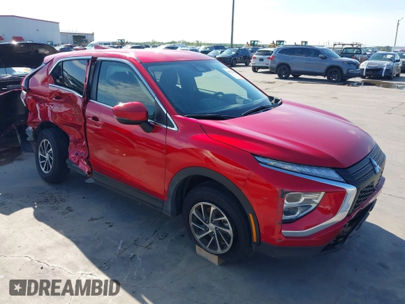 2024 Mitsubishi Eclipse Cross ES with VIN JA4ATUAA9RZ001094, listed as a IAAI auction lot 42332943 with 19,382 mi miles and . Bid and sale history available at DreamBid. Image 1.