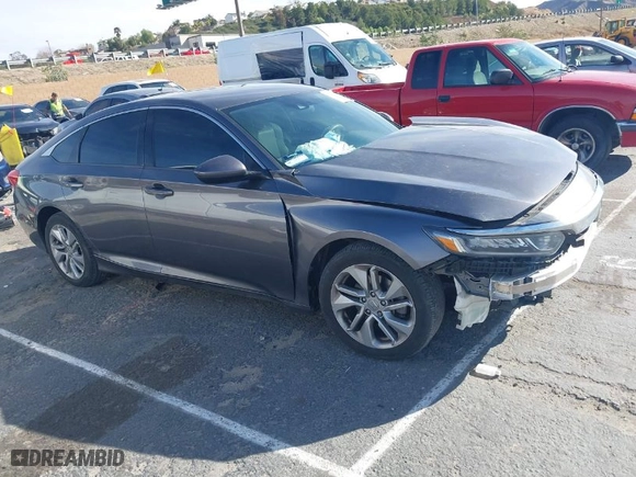 2019 Honda Accord Sedan LX 1.5T with VIN 1HGCV1F13KA108163, listed as a IAAI auction lot 41680429 with 62,375 mi miles. Bid and sale history available at carsss.com. Image 1.