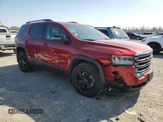 2022 GMC Acadia AT4 with VIN 1GKKNLLS5NZ136799, listed as a Copart auction lot 52174425 with 31,201 mi miles and Salvage title. Bid and sale history available at DreamBid. Image 4.