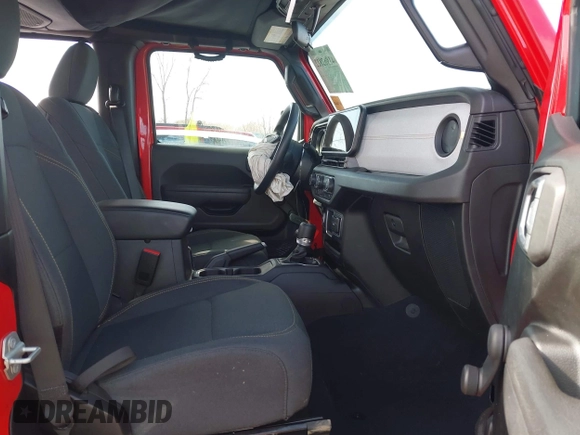 2024 Jeep Wrangler Sport S with VIN 1C4PJXAG7RW304498, listed as a IAAI auction lot 41962812 with 9,457 mi miles and . Bid and sale history available at DreamBid. Image 5.