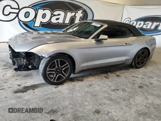 2020 Ford Mustang EcoBoost z VIN 1FATP8UH0L5106064, wystawiony jako Copart lot #53816725 z przebiegiem 96 624 mil mil oraz Czysty tytuł • Clean title. Historia ofert i sprzedaży dostępna na DreamBid. Obrazek 1.