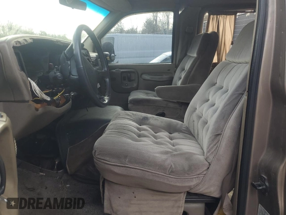 1996 Chevrolet Chevy Van z VIN 1GBFG15M1T1001653, wystawiony jako Copart lot #84589274 z przebiegiem Nie podano mil oraz Nie do naprawy • Non repairable. Historia ofert i sprzedaży dostępna na DreamBid. Obrazek 7.