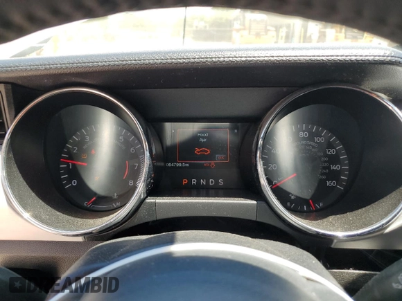 2017 Ford Mustang EcoBoost with VIN 1FA6P8TH7H5214185, listed as a Copart auction lot 58764225 with 64,799 mi miles and Salvage title. Bid and sale history available at DreamBid. Image 9.