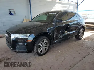 2016 Audi Q3 Premium Plus with VIN WA1EFCFS2GR021754, listed as a Copart auction lot 46453515 with 116,818 mi miles and Salvage Title. Bid and sale history available at carsss.com. Image 1.