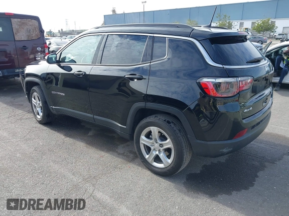 2023 Jeep Compass Latitude with VIN 3C4NJDBN1PT533202, listed as a IAAI auction lot 41545879 with 35,794 mi miles and . Bid and sale history available at DreamBid. Image 3.
