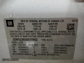 2013 Chevrolet Equinox LS with VIN 2GNFLCEK4D6370952, listed as a Copart auction lot 46942015 with 149,629 mi miles and Clean Title. Bid and sale history available at carsss.com. Image 13.