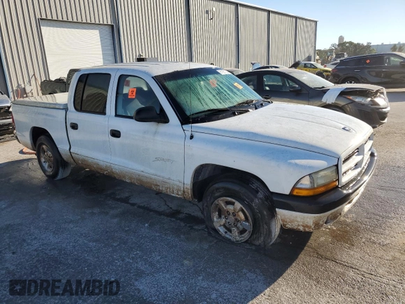 2001 Dodge Dakota z VIN 1B7HL2AX41S256519, wystawiony jako Copart lot #81951634 z przebiegiem Nie podano mil oraz Nie do naprawy • Non repairable. Historia ofert i sprzedaży dostępna na DreamBid. Obrazek 4.