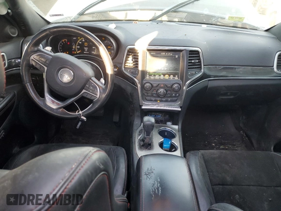 2017 Jeep Grand Cherokee Trailhawk with VIN 1C4RJFLT8HC772429, listed as a Copart auction lot 89334325 with 193,516 mi miles and Salvage title. Bid and sale history available at DreamBid. Image 8.