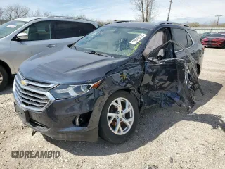 2019 Chevrolet Equinox Premier z VIN 3GNAXNEV6KS511085, wystawiony jako Copart lot #49546535 z przebiegiem 105 587 mil mil oraz Szkoda całkowita • Salvage title. Historia ofert i sprzedaży dostępna na DreamBid. Obrazek 1.