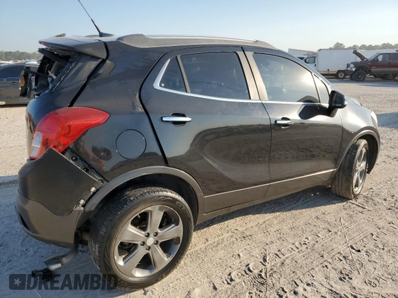 2014 Buick Encore Convenience with VIN KL4CJBSBXEB744506, listed as a Copart auction lot 75501304 with 107,959 mi miles and Salvage Title. Bid and sale history available at DreamBid. Image 3.