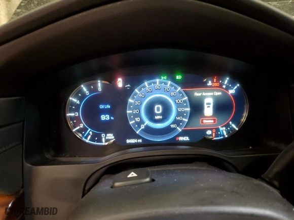 2019 Cadillac Escalade Premium Luxury with VIN 1GYS4CKJ1KR280234, listed as a Copart auction lot 88693985 with 94,924 mi miles and Salvage Title. Bid and sale history available at carsss.com. Image 9.