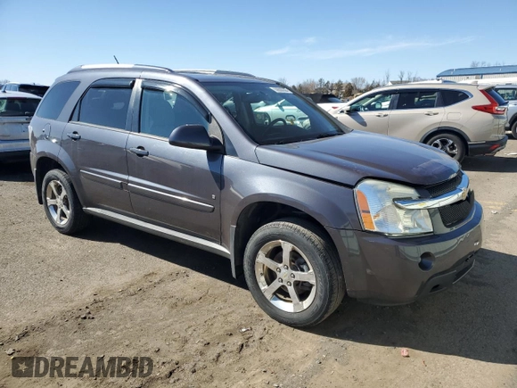 2007 Chevrolet Equinox LT with VIN 2CNDL73F076039153, listed as a Copart auction lot 50693205 with 106,240 mi miles and Salvage Title. Bid and sale history available at carsss.com. Image 4.