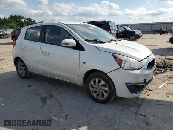 2017 Mitsubishi Mirage SE z VIN ML32A4HJ4HH005082, wystawiony jako Copart lot #56190445 z przebiegiem 114 177 mil mil oraz Szkoda całkowita • Salvage title. Historia ofert i sprzedaży dostępna na DreamBid. Obrazek 4.