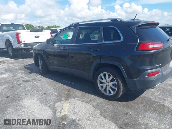 2014 Jeep Cherokee Limited with VIN 1C4PJLDS9EW217074, listed as a IAAI auction lot 42705468 with 144,007 mi miles and . Bid and sale history available at DreamBid. Image 3.