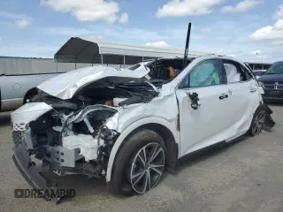 2023 Lexus RX 350h with VIN 2T2BBMCA6PC009683, listed as a Copart auction lot 50993235 with 21,001 mi miles and Salvage title. Bid and sale history available at DreamBid. Image 1.