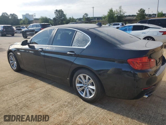2015 BMW 5 Series 528i with VIN WBA5A5C54FD514004, listed as a Copart auction lot 55825075 with 104,896 mi miles and Clean Title. Bid and sale history available at DreamBid. Image 2.