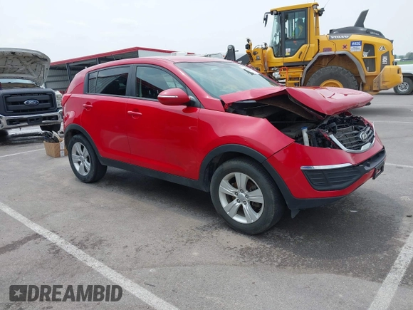 2013 Kia Sportage LX with VIN KNDPB3A24D7485007, listed as a IAAI auction lot 42446887 with 106,033 mi miles and . Bid and sale history available at DreamBid. Image 1.