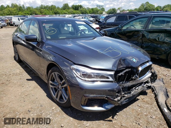 2016 BMW 7 Series 750i xDrive with VIN WBA7F2C58GG416649, listed as a Copart auction lot 48252162 with 32,845 mi miles. Bid and sale history available at carsss.com. Image 1.