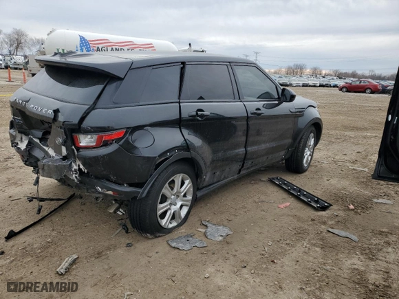 2017 Land Rover Range Rover Evoque SE with VIN SALVP2BG8HH199618, listed as a Copart auction lot 45600365 with NaN miles and Salvage Title. Bid and sale history available at carsss.com. Image 3.