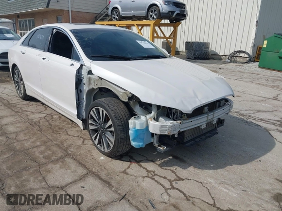 2017 Lincoln MKZ Select with VIN 3LN6L5C95HR624778, listed as a IAAI auction lot 41768831 with 104,432 mi miles. Bid and sale history available at carsss.com. Image 1.