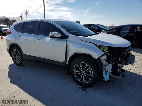 2022 Honda CR-V EX with VIN 5J6RW1H52NA018314, listed as a Copart auction lot 44777785 with 46,073 mi miles and Salvage Title. Bid and sale history available at carsss.com. Image 4.